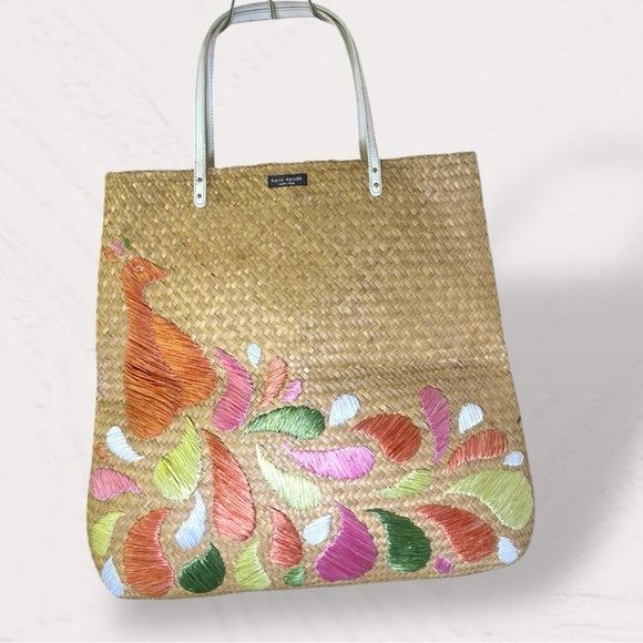 RARE!!! Kate Spade Multicolor Woven Tote